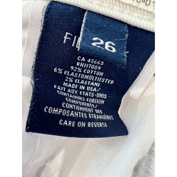 NWT FIDELITY DENIM Size 26 Oh Boy Boyfriend Jeans In Vintage White MSRP $218 - Picture 11 of 12